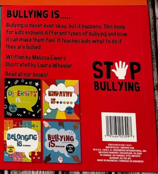 Bullying Is… - a book for kids | Learning Made Fun With Maestra