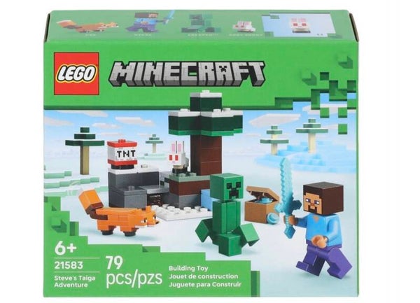 Lego Minecraft Steve's Taiga Adventure Build Set