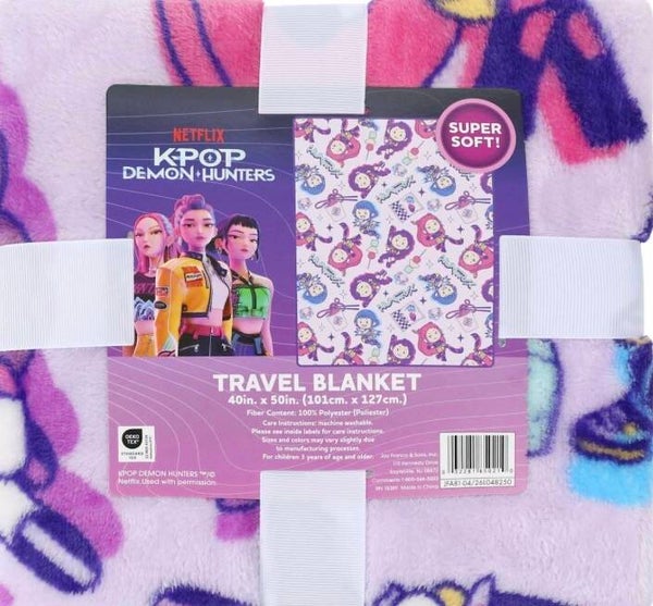 K-Pop Demon Hunters Huntrix throw blanket