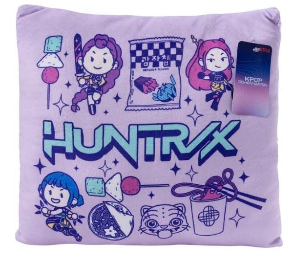 K-Pop Demon Hunters Huntrix throw pillow