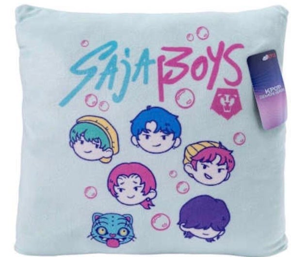 K-Pop Demon Hunters Saja Boys throw pillow