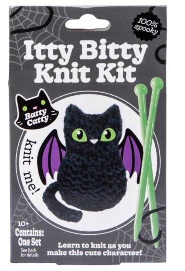 Itty Bitty Knit Kit - Batty Catty