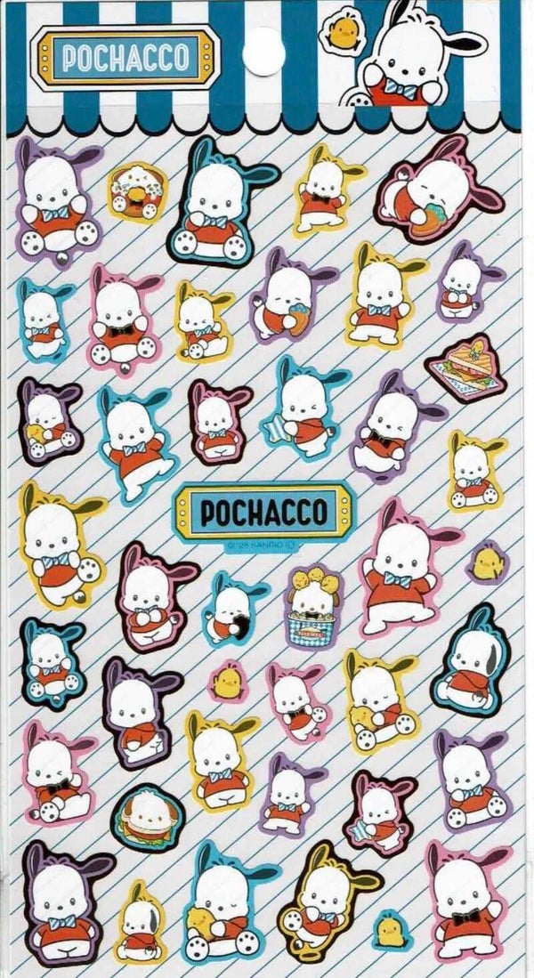 Hello Kitty And Friends Stickers -  Pochacco Golden Edge Set 251220