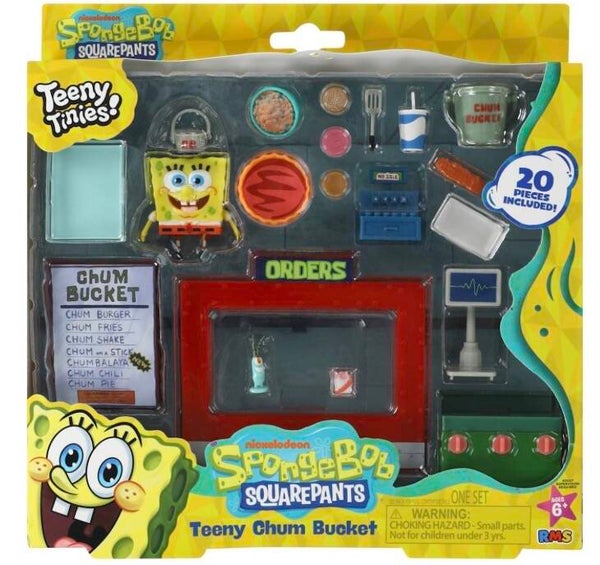SpongeBob SquarePants Teeny Tinies Chum Bucket Mini Set