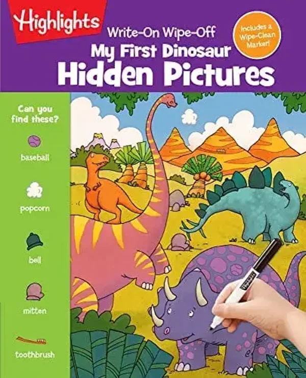 My First Dinosaur Hidden Pictures (Write-On Wipe-Off My First Activity Books)