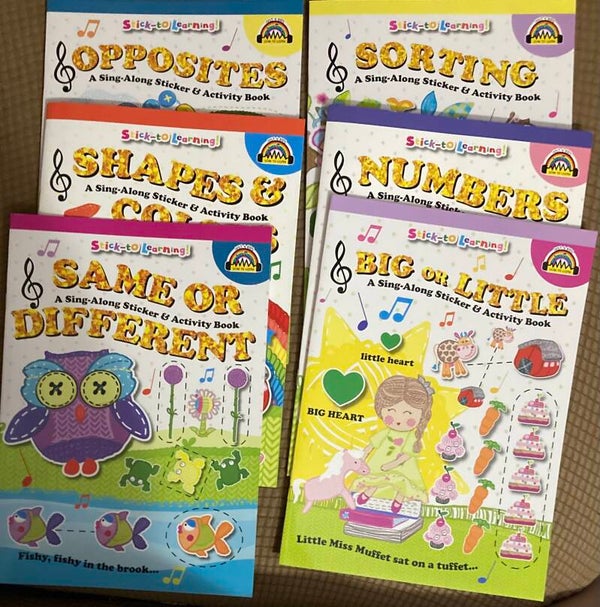 Stick-to Learning Sing-Along Sticker & Activity Books