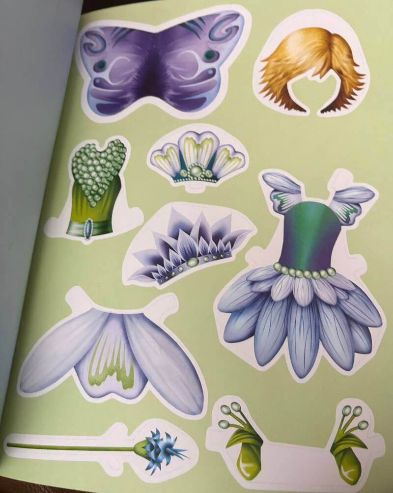 Dress Up Girls Paper Dolls activity books - Fairies & Princesses