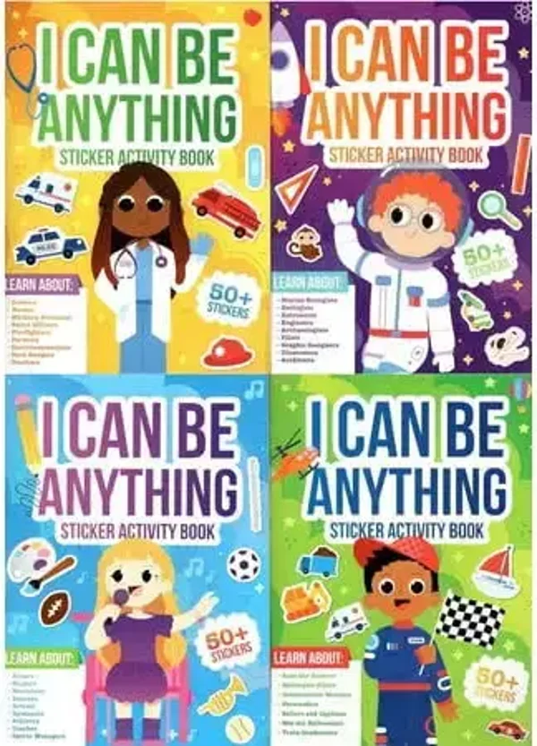I Can Be Anything Career Exploration sticker book