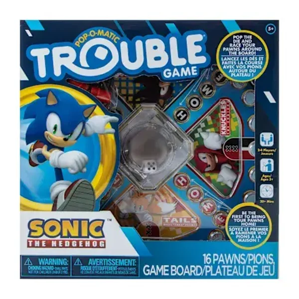 Sonic the Hedgehog Pop-O-Matic Trouble Game