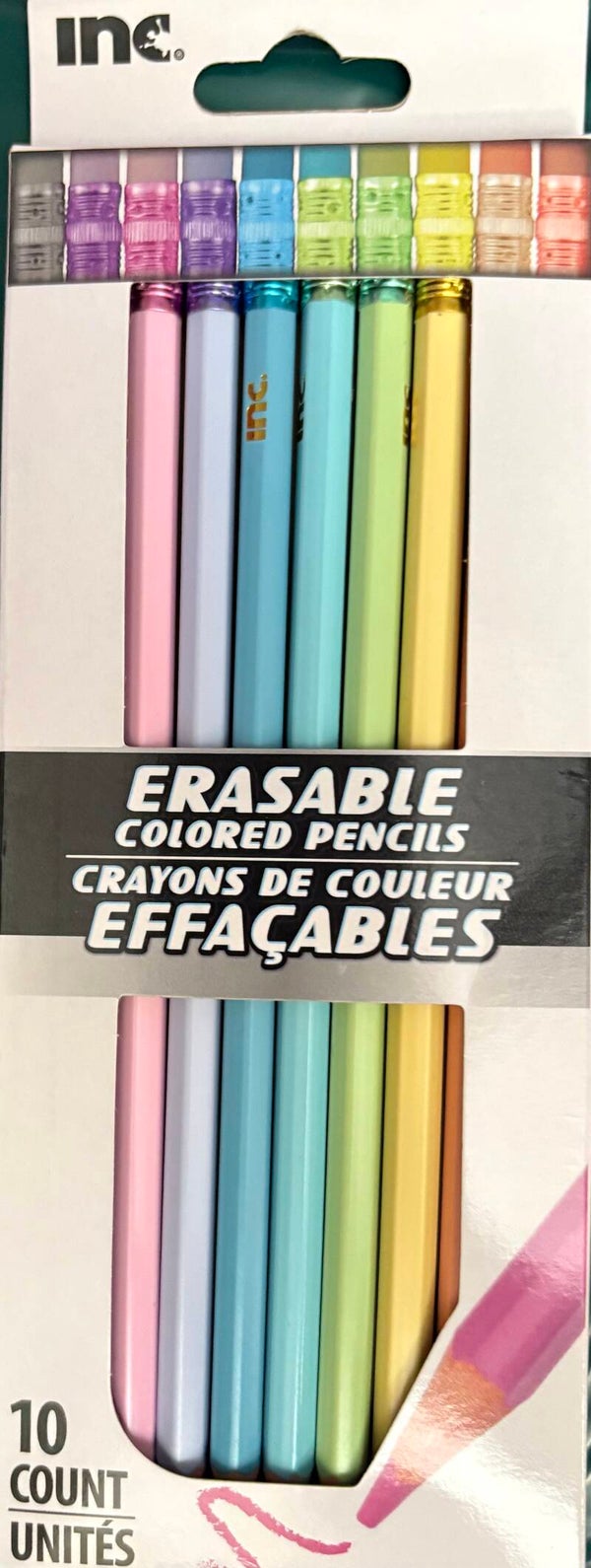 Erasable Colored Pencils (10 Count)