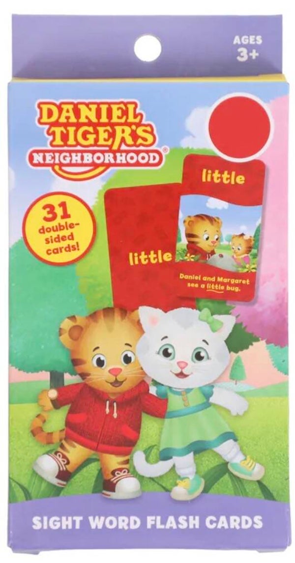 Sight Words Flash Cards - Daniel Tiger’s Neighborhood