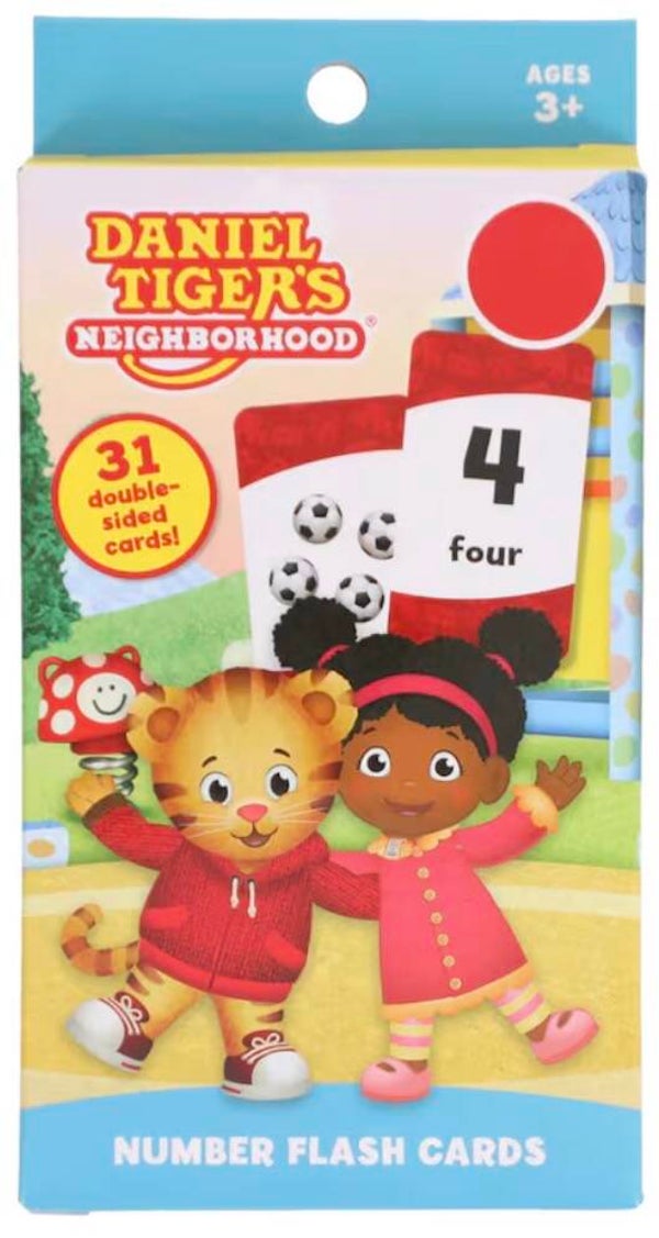Numbers Flash Cards - Daniel Tiger’s Neighborhood