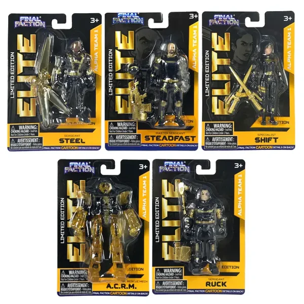 Final Faction Elite Alpha Team 1 Action Figures - Limited Edition