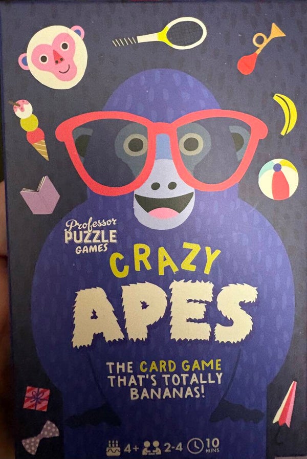 Card Game - Crazy Apes (Variation of Crazy 8s)