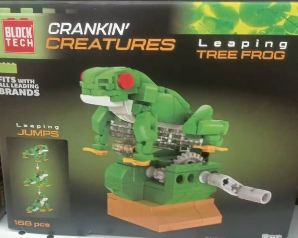 Block Tech Crankin' Critters Block Bugs Set - Tree Frog
