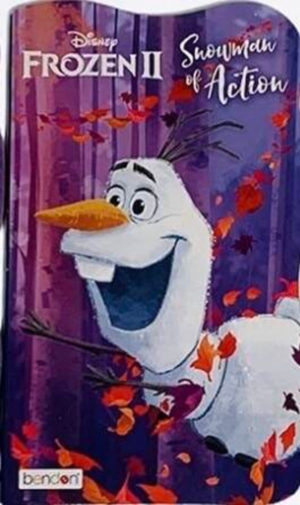 Disney Frozen II book - Snowman of Action