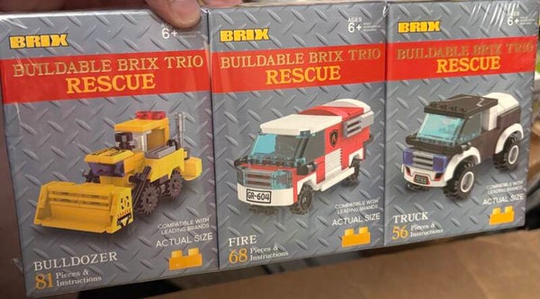 Brix Buildable Trio Rescue Series