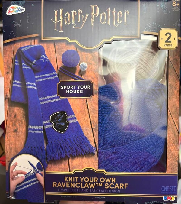 Knit Your Own Harry Potter Scarf Kit - Ravenclaw