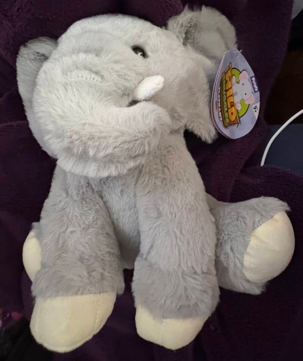 Ploofs Wild Snuggles Elephant Plush Toy