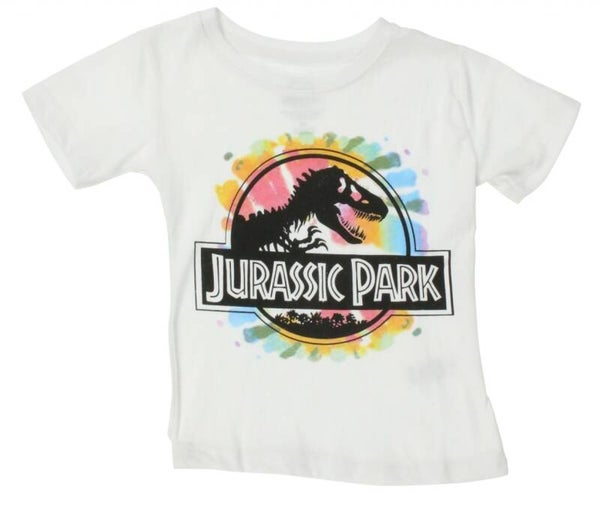 Jurassic Park Tie-Dye Logo Graphic Tee (Kid’s T-shirt)