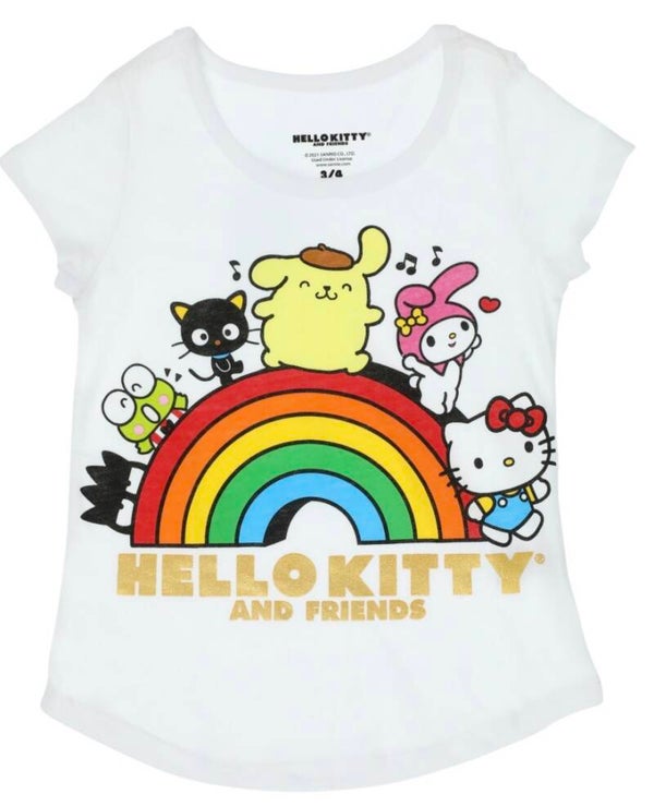 Hello Kitty and Friends Rainbow Graphic Tee (Kid’s T-shirt)