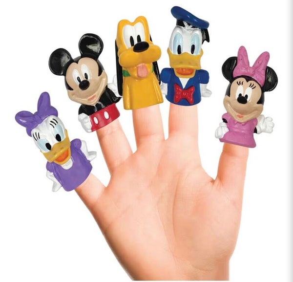 Bath Time Finger Puppets - Disney (5-Piece)