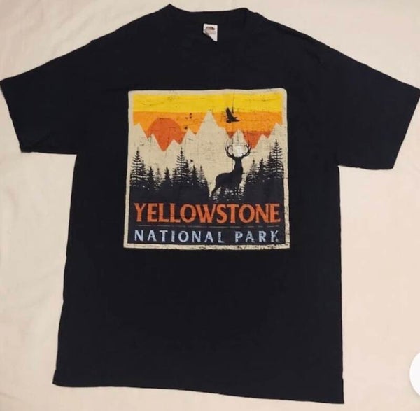 Yellowstone National Park graphic tee (adult unisex T-shirt)