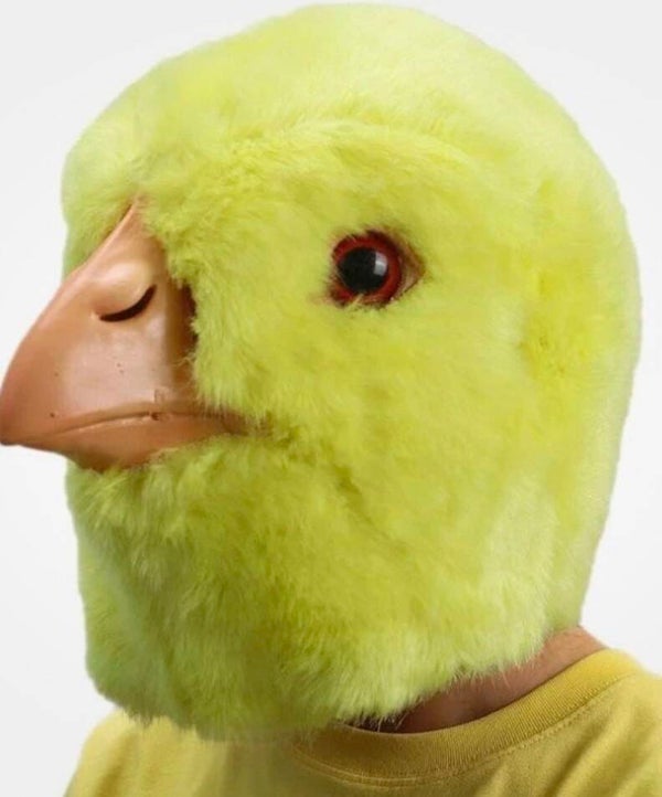 Fuzzy Chicken Mask