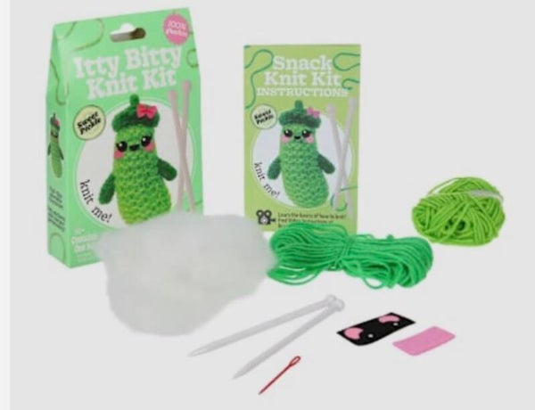 Itty Bitty Knit Kit - Sweet Pickle