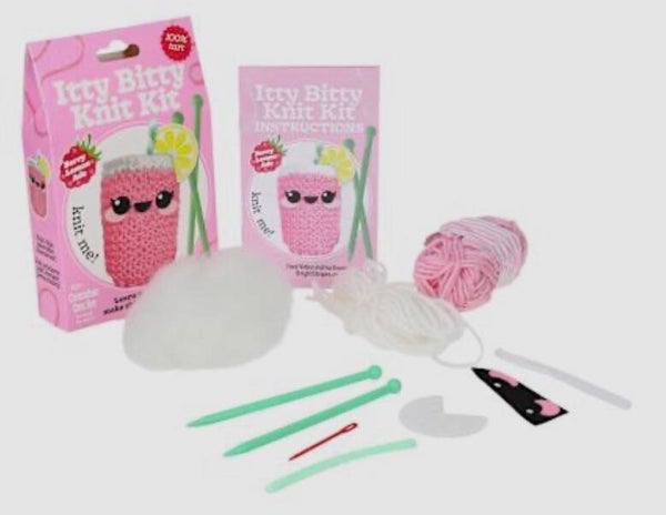 Itty Bitty Knit Kit - Berry LemonAde