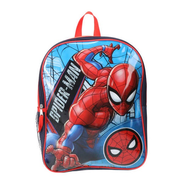 Spiderman backpack 15 in & coordinating gear