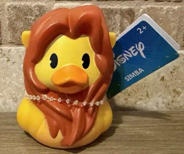 Disney Character Rubber Duck - Simba the Lion