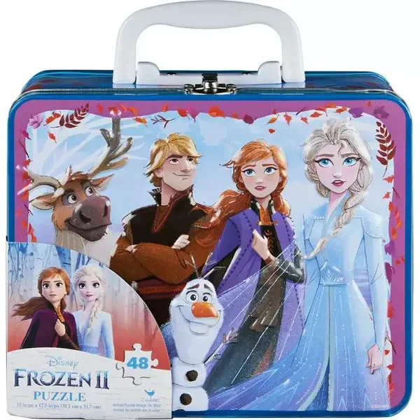 Metal Lunch Box with puzzle - Disney’s Frozen
