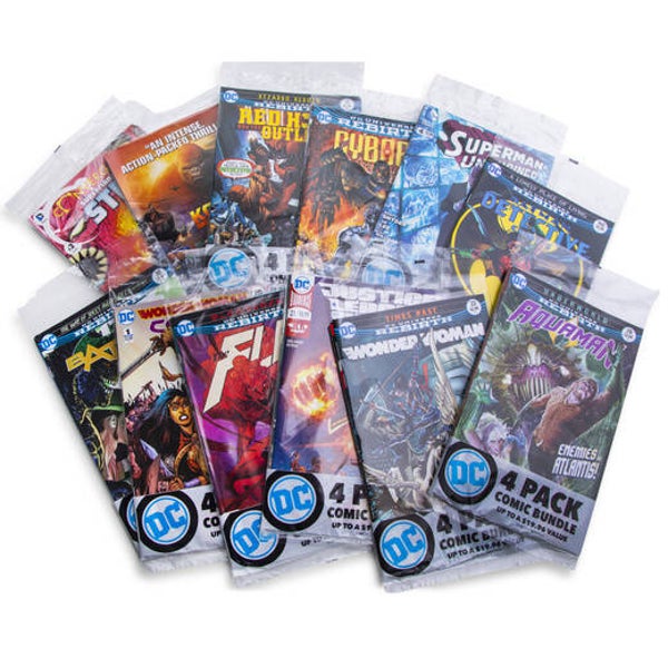 DC Comics™ 4-pack comic books bundle