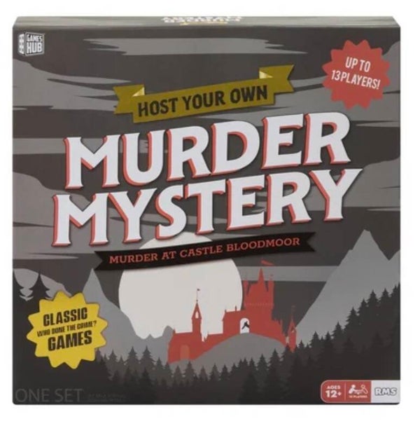 Host Your Own Murder Mystery Game Set - Murder at Castle Bloodmoor