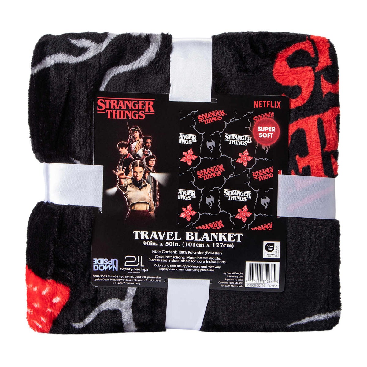 Plush Throw Blanket - Stranger Things - Welcome to the Upside Down 