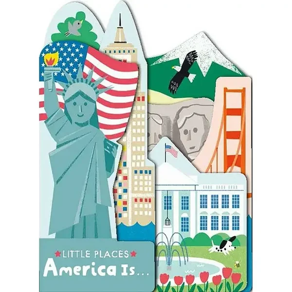 Little Places: America Is... - shaped board book