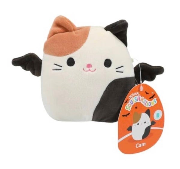 Squishmallows Halloween Squad Cam the Cat as a Bat plush toy