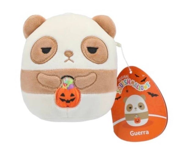 Squishmallows Halloween Squad Guerra the Panda Bear plush toy