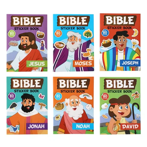 Bible Hero Sticker Books (various heroes)