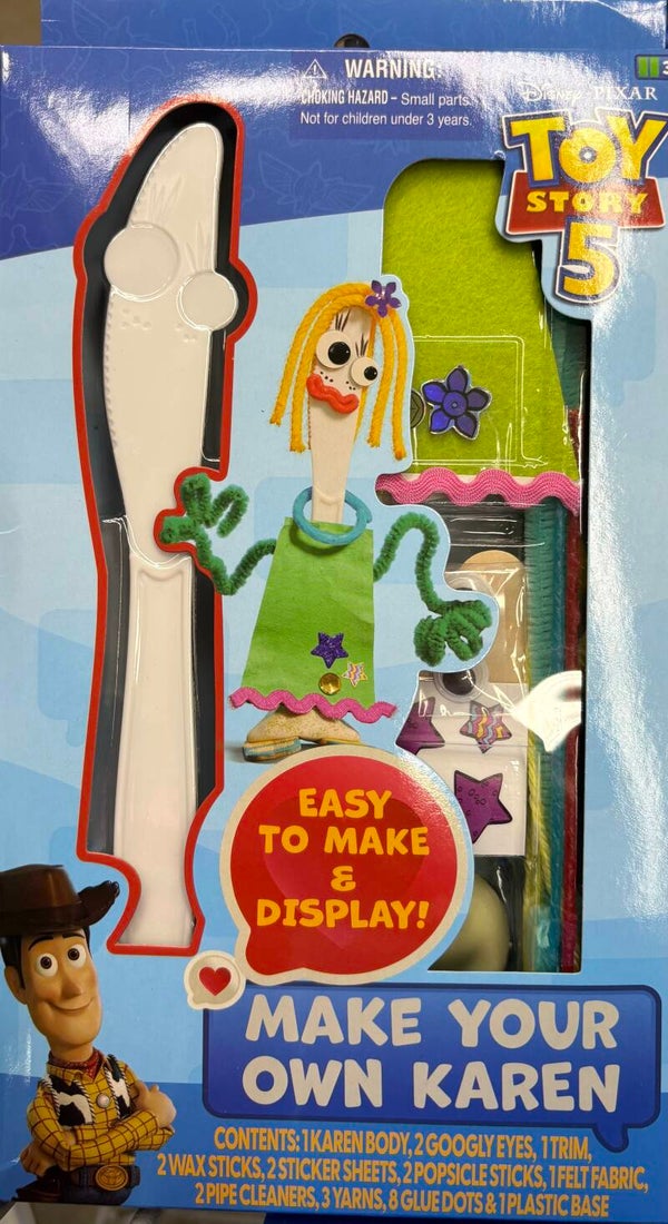 Make Your Own Karen Toy Story 5 Craft Kit