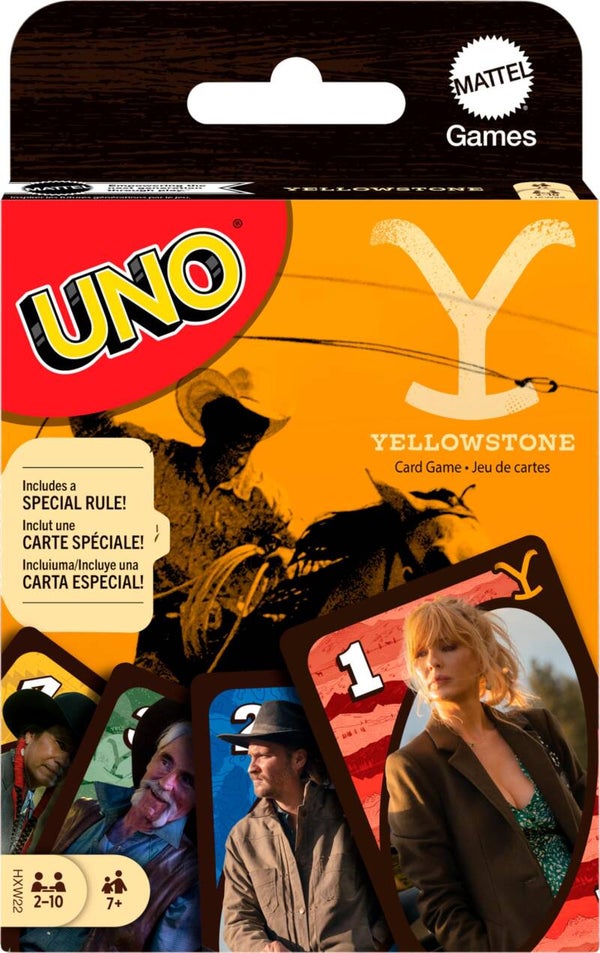 Uno Specialty Card Game - Yellowstone Card Game