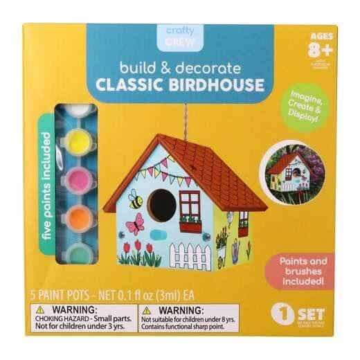 Birdhouse Craft Kit - Build & Decorate