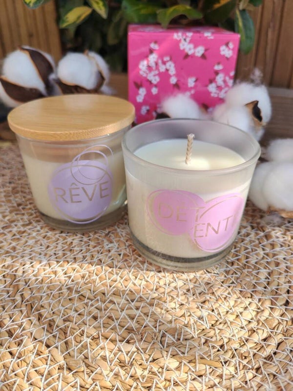 Bougie de massage au Monoï