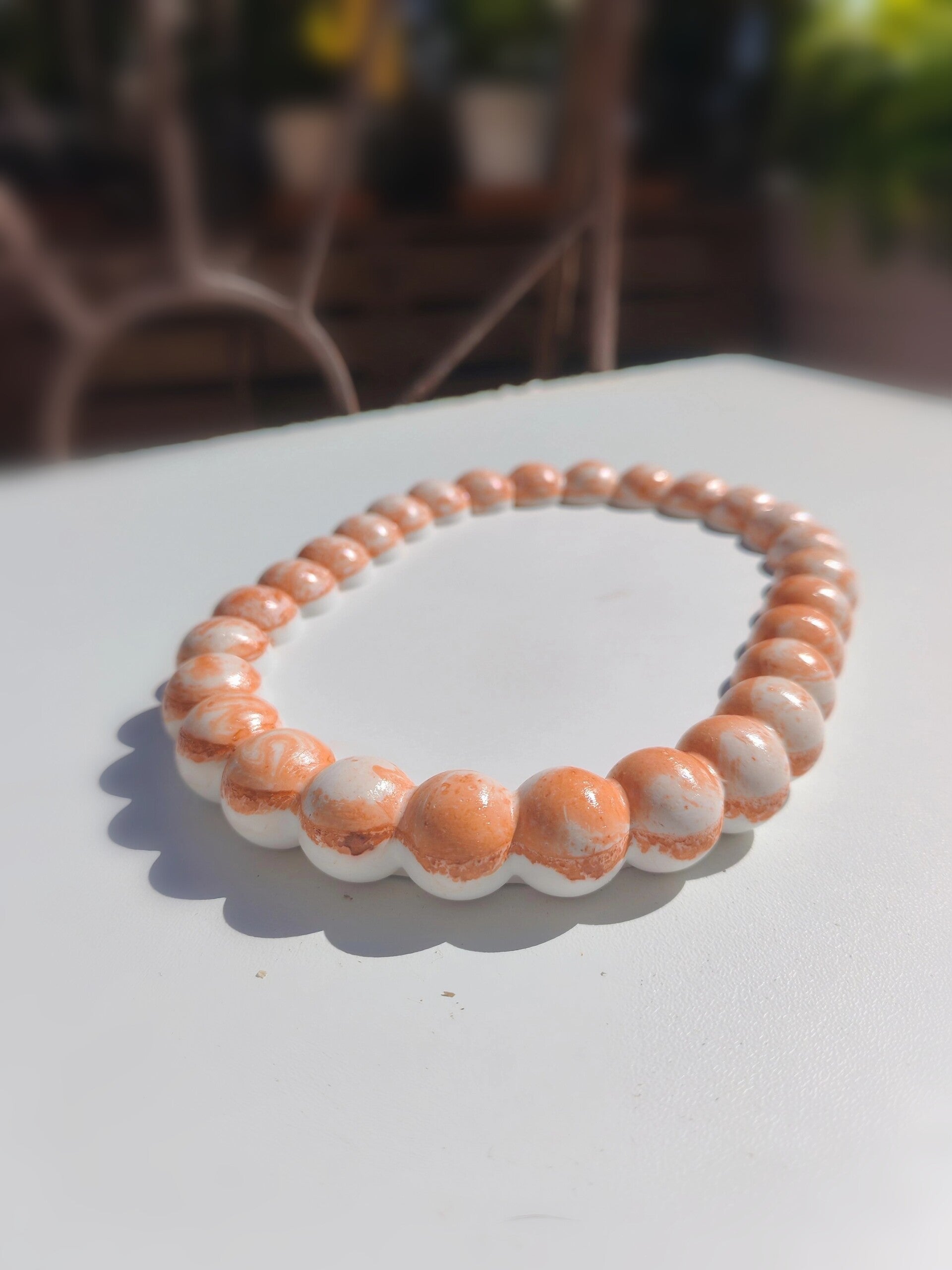 Coupelle de perles en Jesmonite
