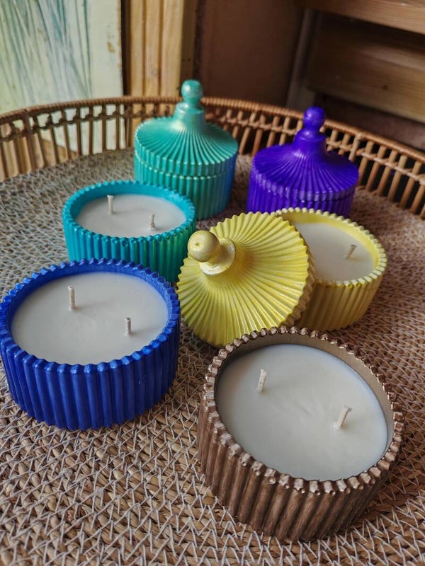 Bonbonnière avec ou sans couvercle parfum Bali