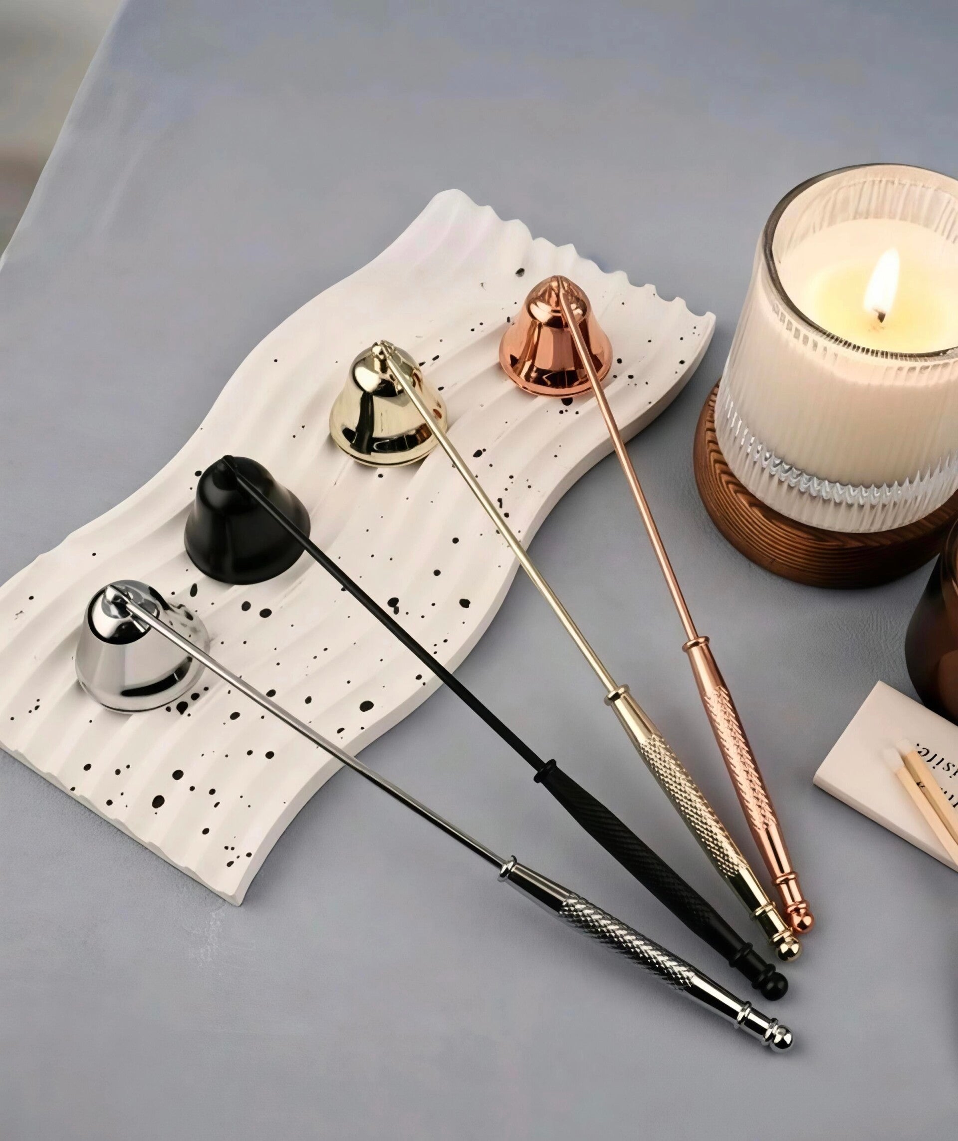 Etouffoir bougie noir