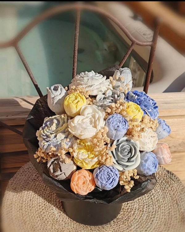 Bouquet de 18 fondants parfumés