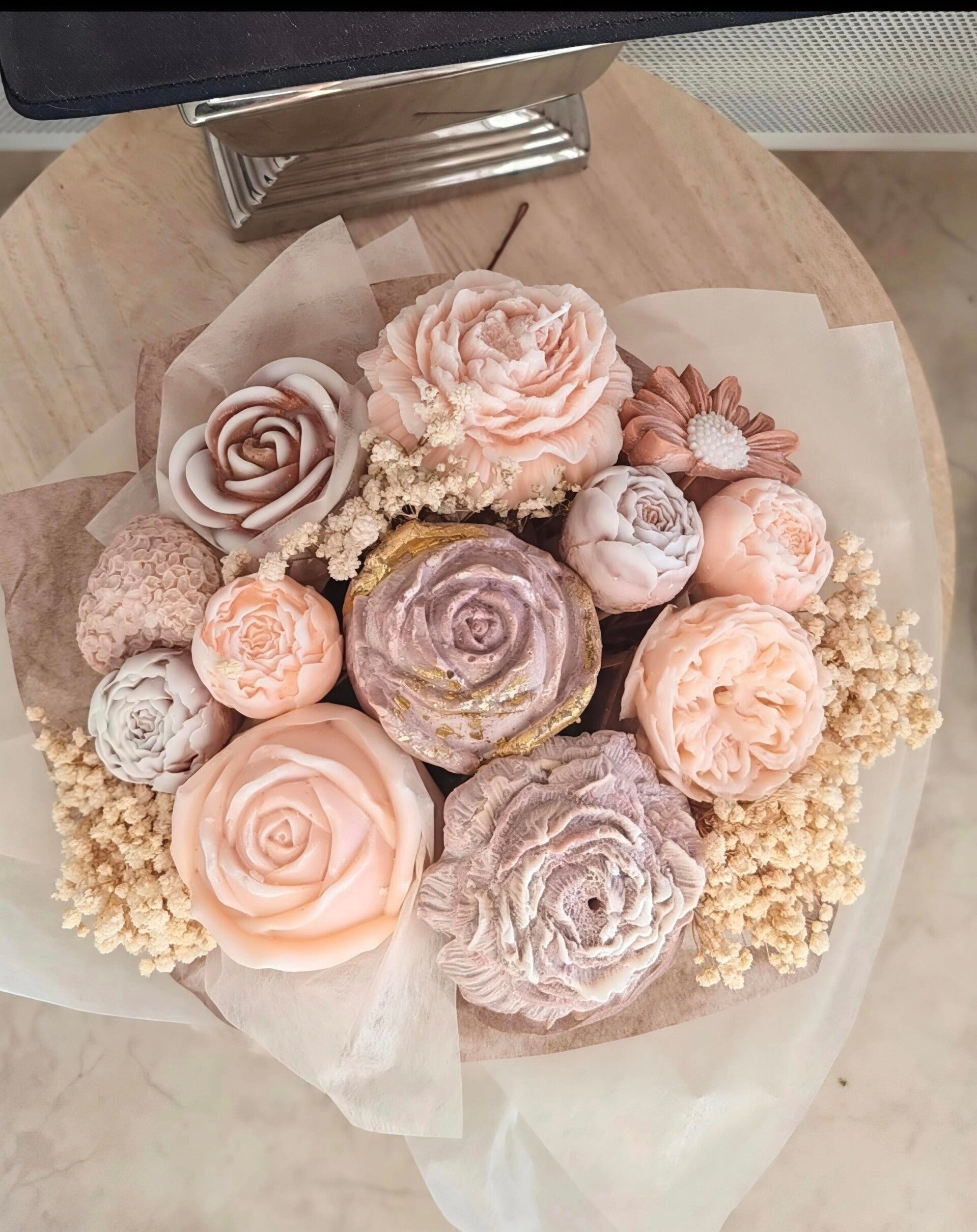 Bouquet de 12 fondants parfumés