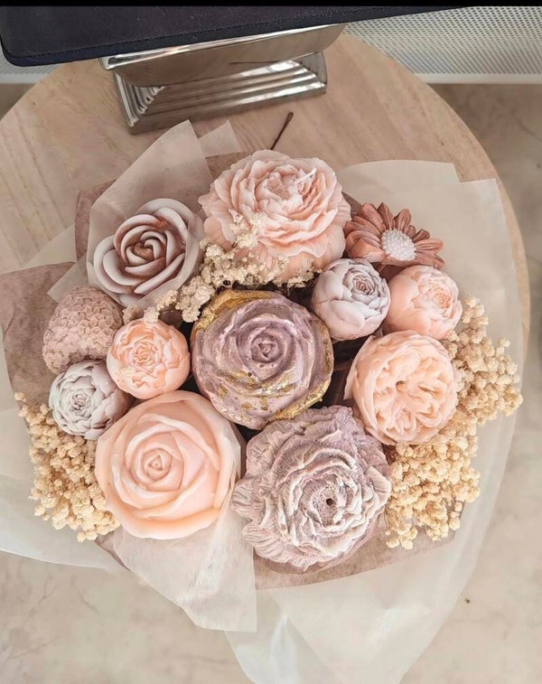 Bouquet de 12 fondants parfumés